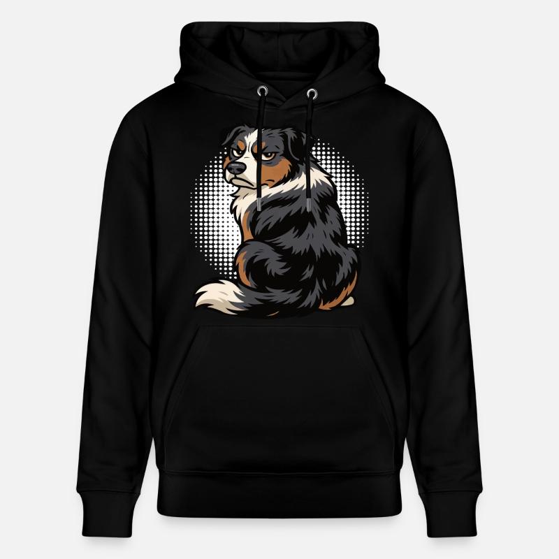 Berger australien Aussie Aussie Propriétaires Aussies - Sweat à capuche bio CRUISER Stanley/Stella Unisexe - noir