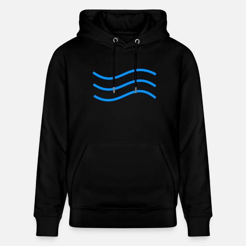 Wave - Stanley/Stella Unisex Bio-Hoodie CRUISER  - Schwarz