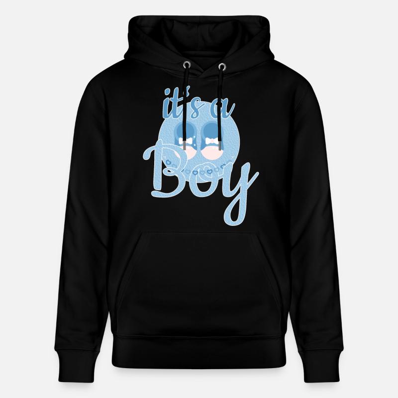 Baby Boy Geschenk - Stanley/Stella Unisex Bio-Hoodie CRUISER  - Schwarz