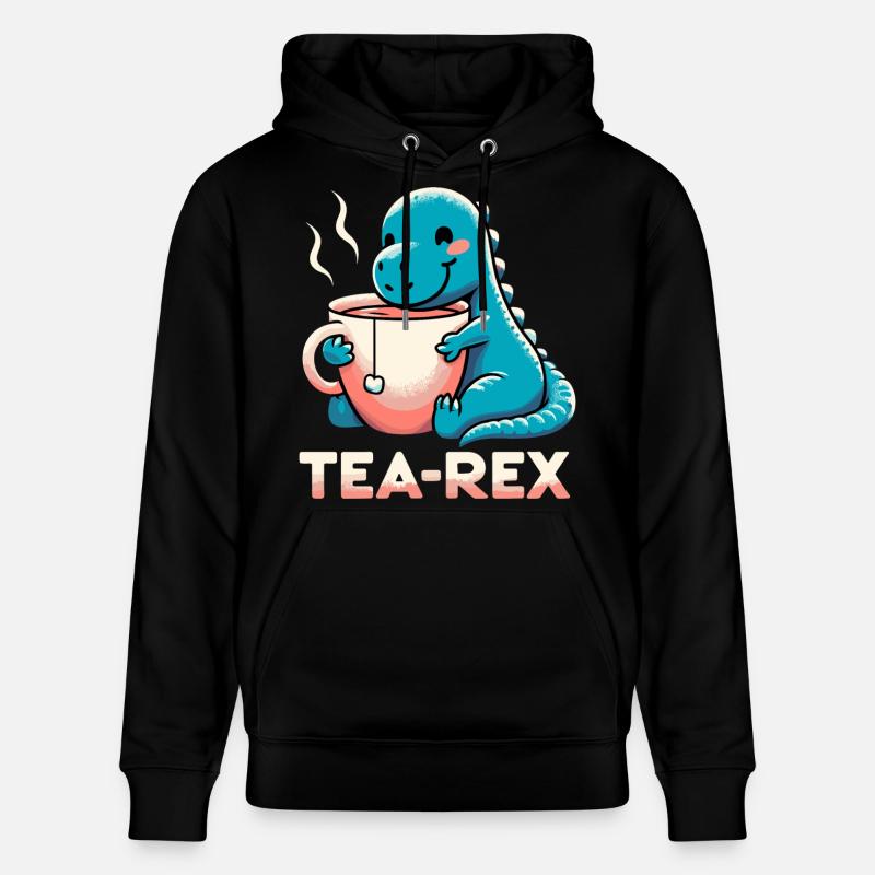 Tee Rex Tee-Rex Teetrinker Geschenk - Stanley/Stella Unisex Bio-Hoodie CRUISER - Schwarz
