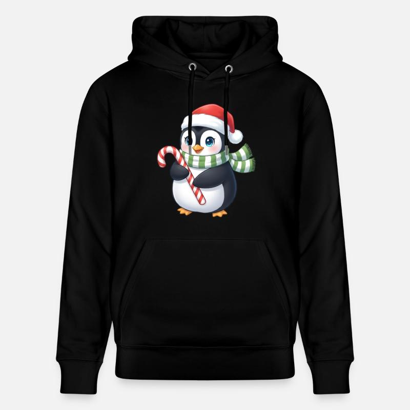 Weihnachtspinguin - eine tolle Geschenkidee - Stanley/Stella Unisex Bio-Hoodie CRUISER  - Schwarz