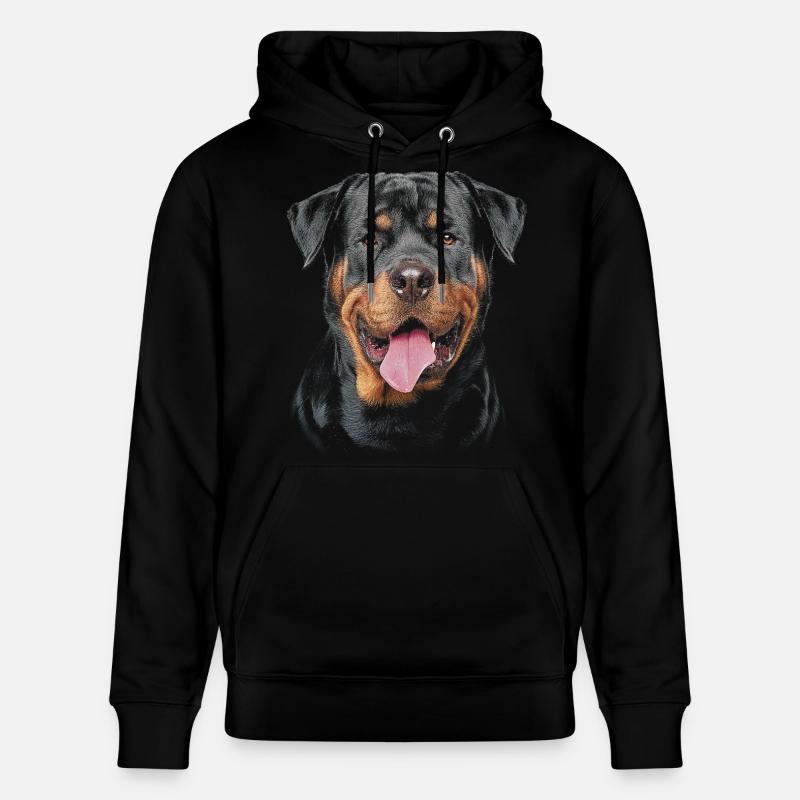 Rottweiler Chien - Sweat à capuche bio CRUISER Stanley/Stella Unisexe - noir
