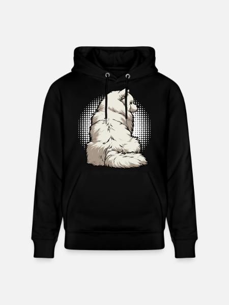 Samoyed Samoyed Owner Samoyed Lovers - Stanley/Stella CRUISER Unisex Organic Hoodie - black