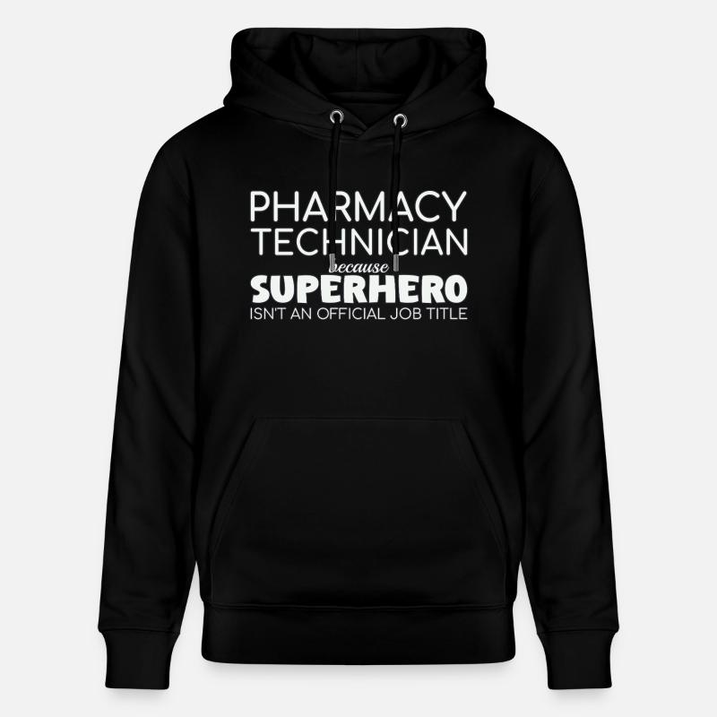 Technicien en pharmacie Super-héros - Sweat à capuche bio CRUISER Stanley/Stella Unisexe - noir