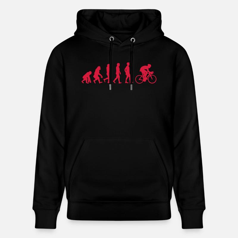 Evolution Fahrrad - Stanley/Stella Unisex Bio-Hoodie CRUISER - Schwarz