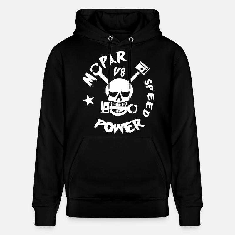 Puissance Mopar V8 - Sweat à capuche bio CRUISER Stanley/Stella Unisexe - noir