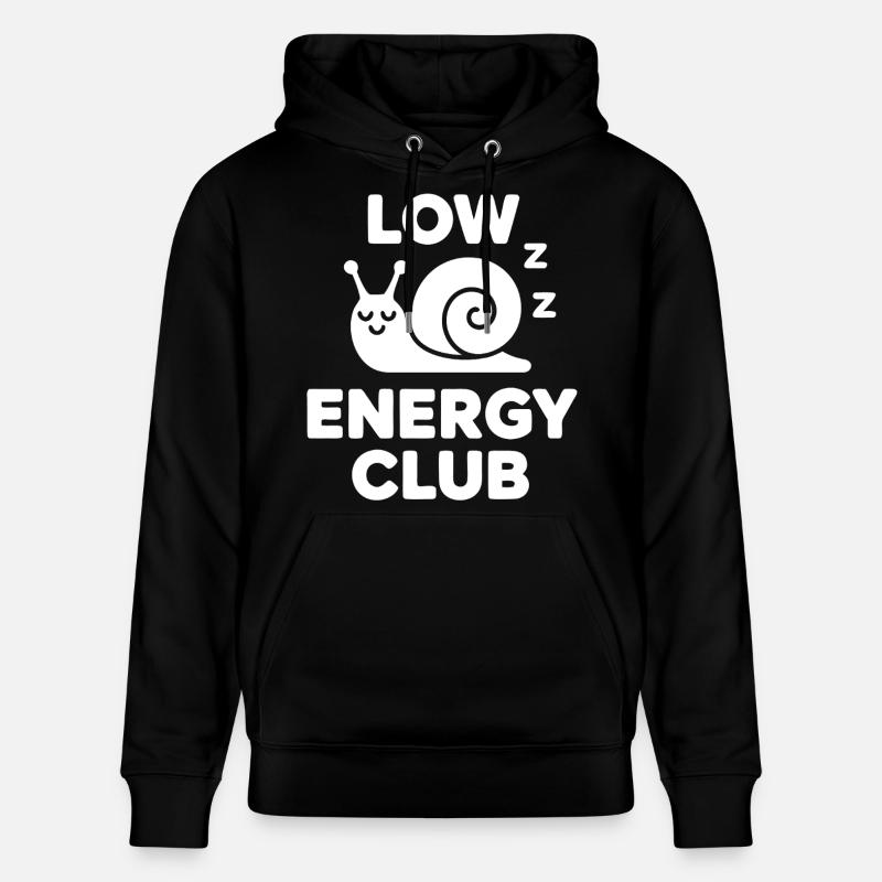 Langsame Schnecke Club - Stanley/Stella Unisex Bio-Hoodie CRUISER  - Schwarz