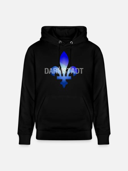Darmstadt shirt for fans - Stanley/Stella CRUISER Unisex Organic Hoodie - black