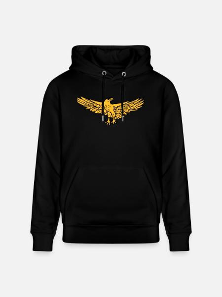 Eagle Rome SPQR - Stanley/Stella CRUISER Unisex Organic Hoodie - black