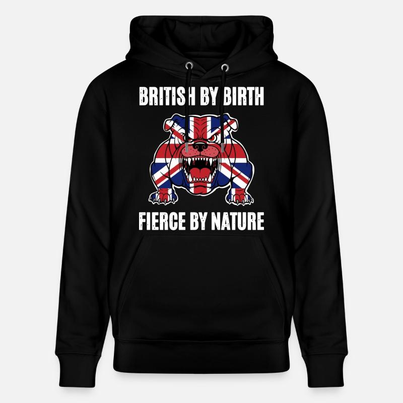 Bouledogue britannique - Sweat à capuche bio CRUISER Stanley/Stella Unisexe - noir