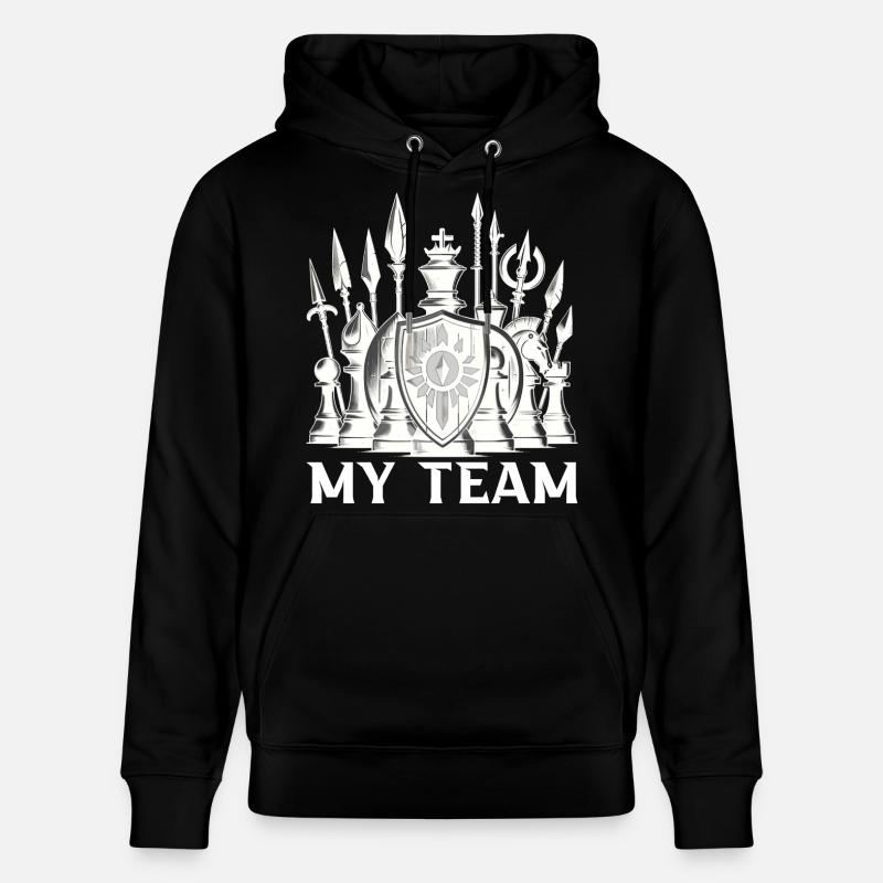 Échecs - Sweat à capuche bio CRUISER Stanley/Stella Unisexe - noir