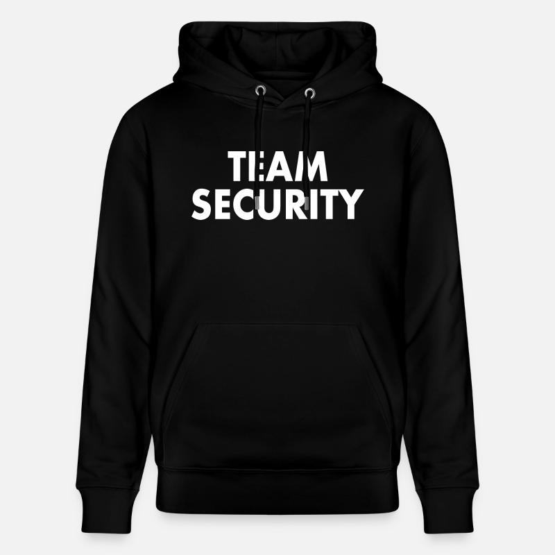 Team security - Sweat à capuche bio CRUISER Stanley/Stella Unisexe - noir