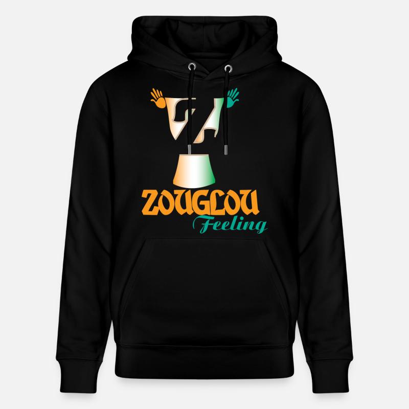 ZOUGLOU FEELING SHIRTS - Sweat à capuche bio CRUISER Stanley/Stella Unisexe - noir