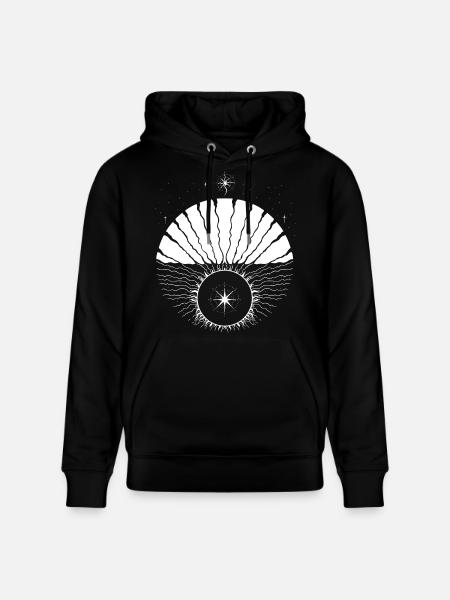 Winter Solstice Julmond Yule - Stanley/Stella CRUISER Unisex Organic Hoodie - black