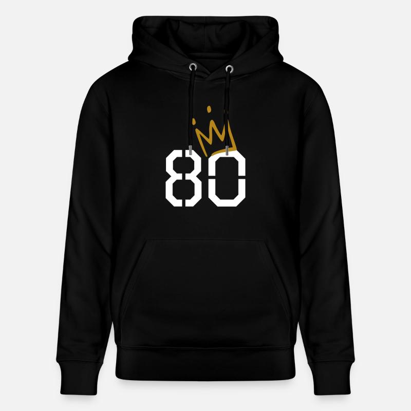 80e anniversaire - Sweat à capuche bio CRUISER Stanley/Stella Unisexe - noir
