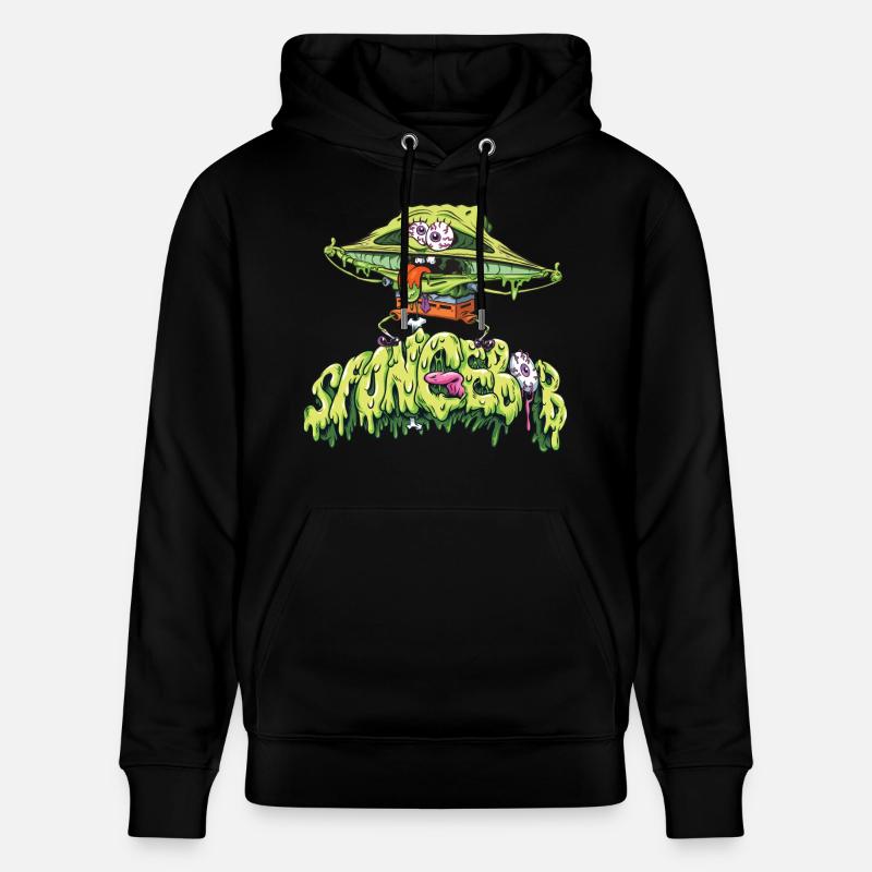 Bob l'Éponge Design d'Halloween - Sweat à capuche bio CRUISER Stanley/Stella Unisexe - noir
