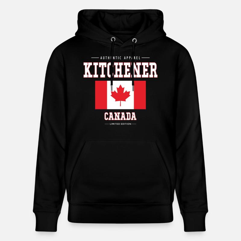 Kitchener - Sweat à capuche bio CRUISER Stanley/Stella Unisexe - noir