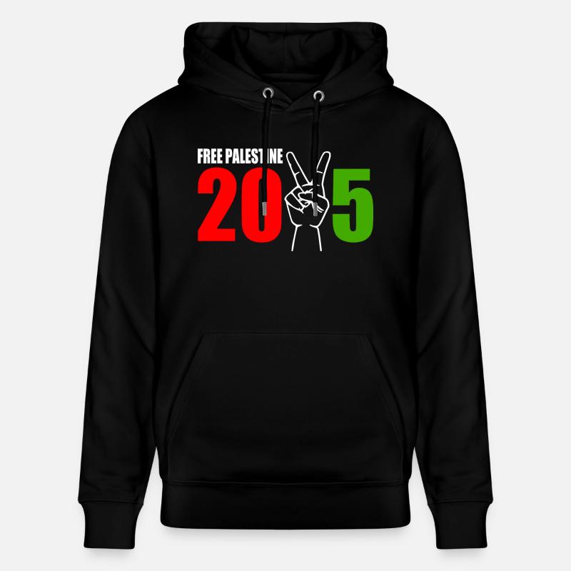 Free palestine 2025 - Sweat à capuche bio CRUISER Stanley/Stella Unisexe - noir