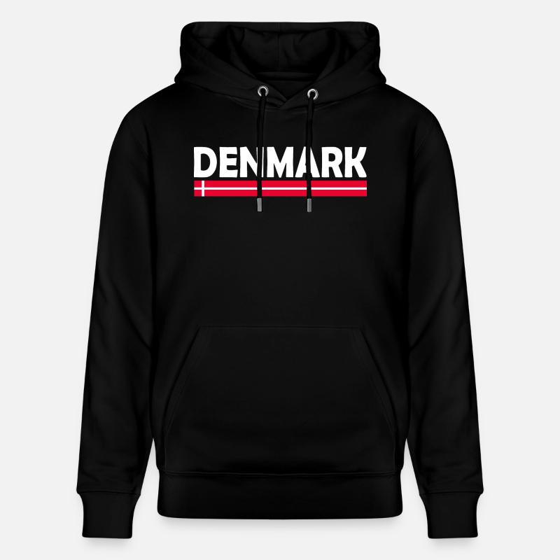 Denmark - Sweat à capuche bio CRUISER Stanley/Stella Unisexe - noir