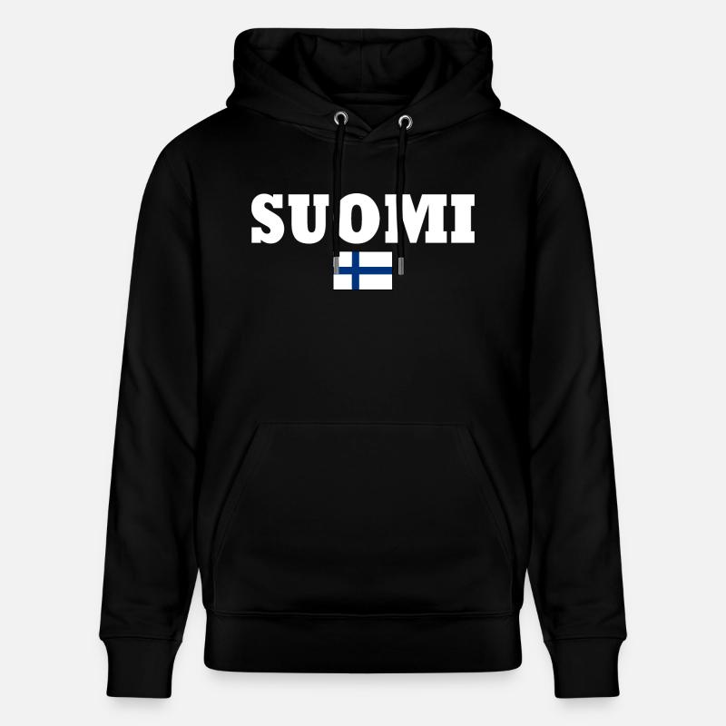 Suomi - Sweat à capuche bio CRUISER Stanley/Stella Unisexe - noir