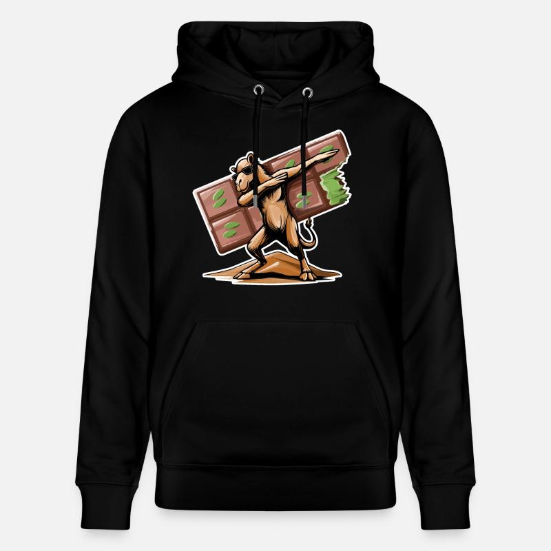 Dabbing Dromedar & Dubai Schokolade - Stanley/Stella Unisex Bio-Hoodie CRUISER  - Schwarz