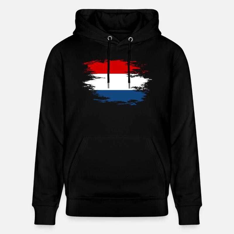Drapeau hollandais utilisé design - Sweat à capuche bio CRUISER Stanley/Stella Unisexe - noir
