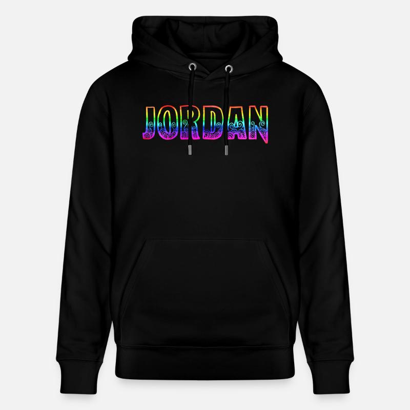 jordan rs regenbogen - Stanley/Stella Unisex Bio-Hoodie CRUISER  - Schwarz