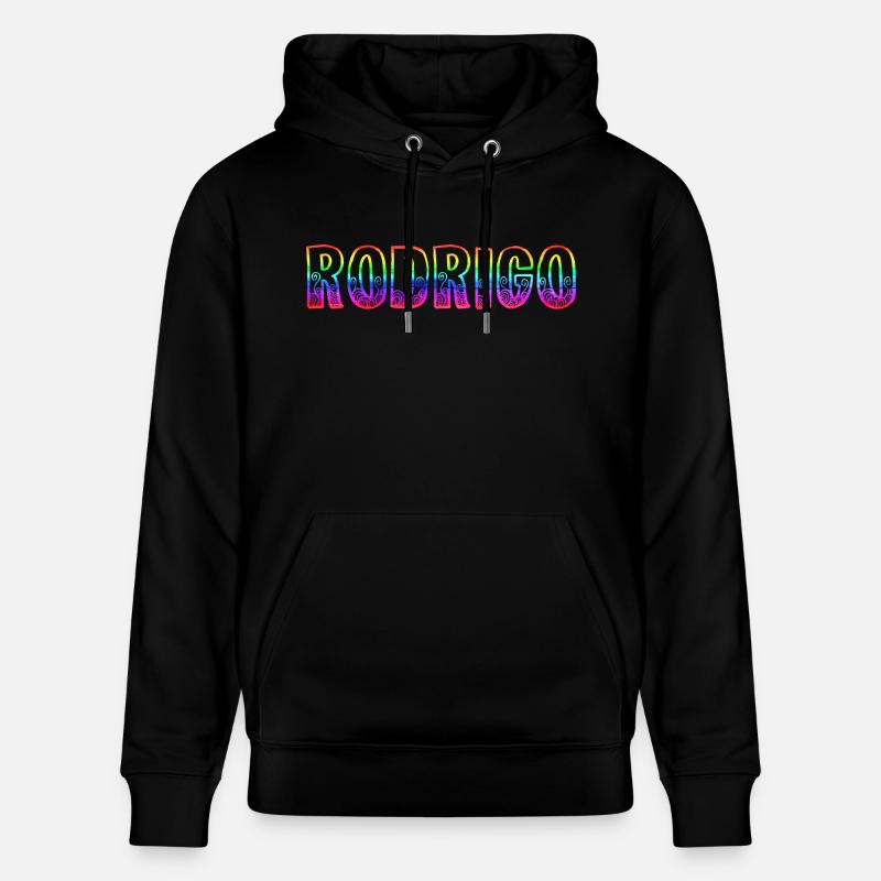 rodrigo rs regenbogen - Stanley/Stella Unisex Bio-Hoodie CRUISER  - Schwarz