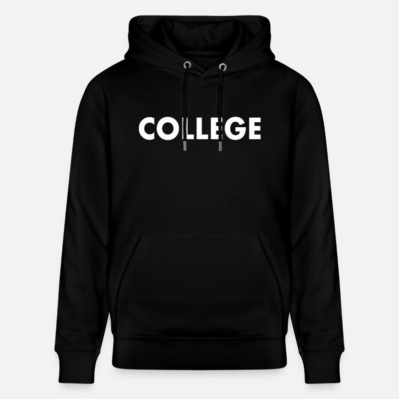 College - Sweat à capuche bio CRUISER Stanley/Stella Unisexe - noir