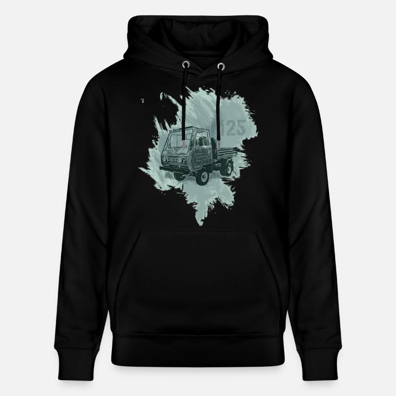 M25 Multicar - Sweat à capuche bio CRUISER Stanley/Stella Unisexe - noir