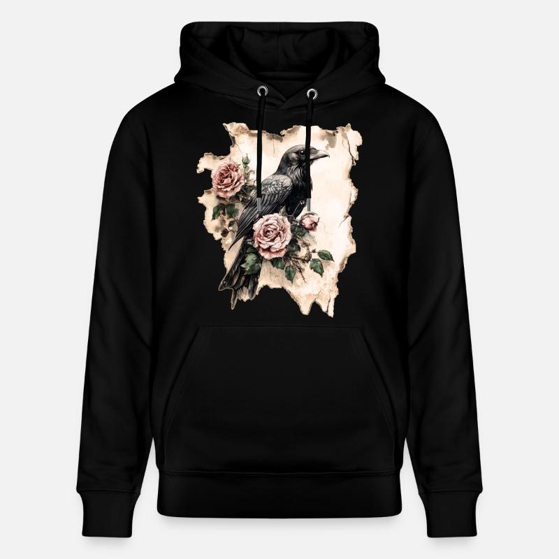 Corbeau - Sweat à capuche bio CRUISER Stanley/Stella Unisexe - noir