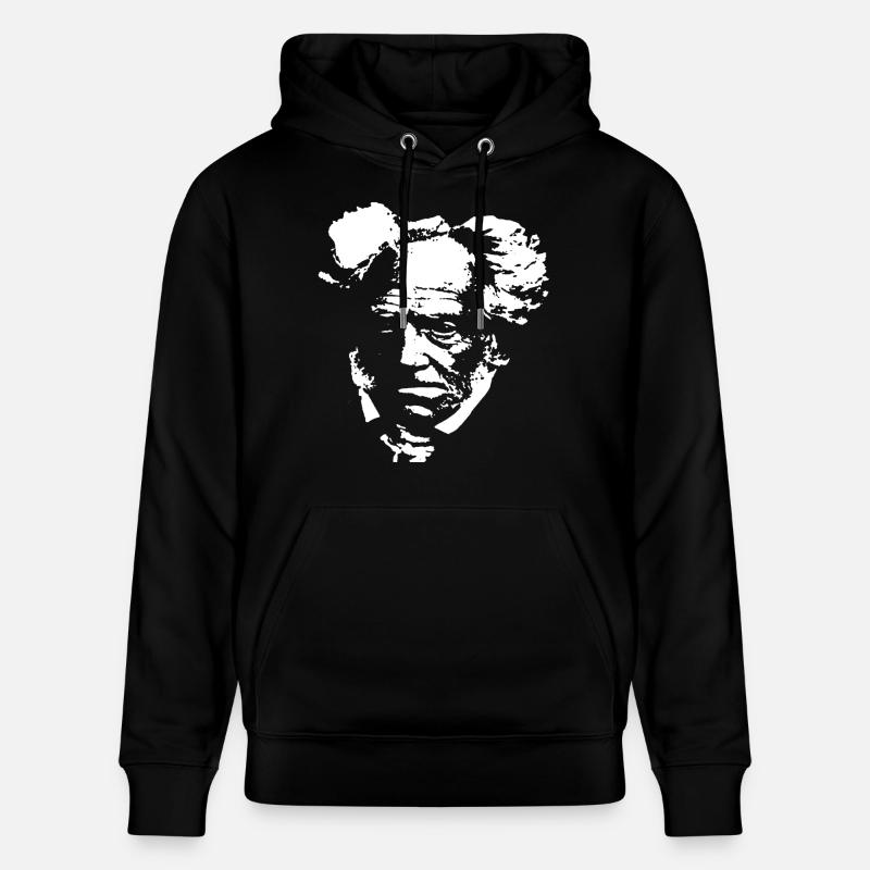 Arthur Schopenhauer - Sweat à capuche bio CRUISER Stanley/Stella Unisexe - noir