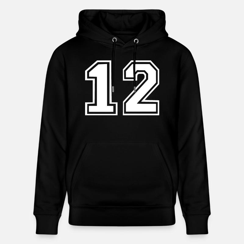 12 - Sweat à capuche bio CRUISER Stanley/Stella Unisexe - noir