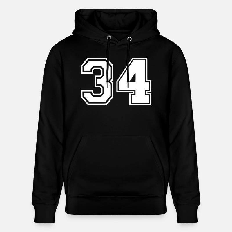 34 - Sweat à capuche bio CRUISER Stanley/Stella Unisexe - noir