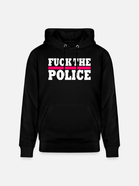 stop brutality - Stanley/Stella CRUISER Unisex Organic Hoodie - black