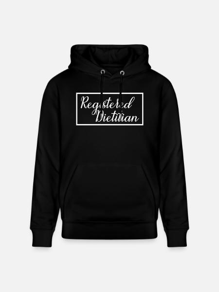 Registered Dietitian Proud Graduated Nutritionist - Stanley/Stella CRUISER Unisex Organic Hoodie - black