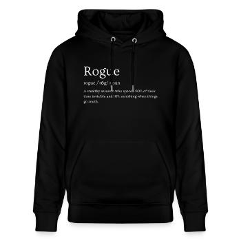 Schurke - Stanley/Stella Unisex Bio-Hoodie CRUISER  - Schwarz - Vorne - Alina (178cm) & Michal (187cm)