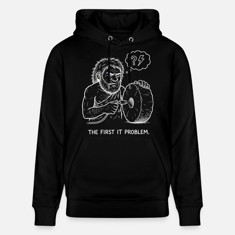 The First IT Problem - Stanley/Stella Unisex Bio-Hoodie CRUISER  - Schwarz
