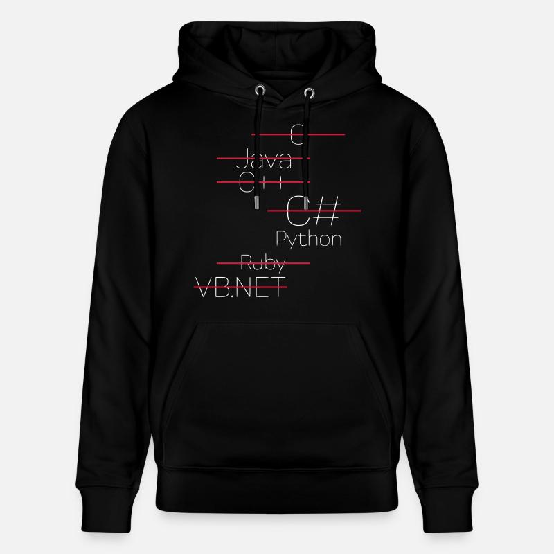 PYTHON CODING / PROGRAMMING LANGUAGE - Stanley/Stella CRUISER Unisex Organic Hoodie - black