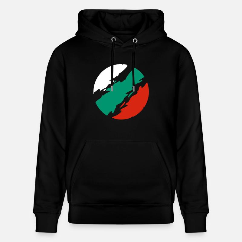 Drapeau de la Bulgarie - Sweat à capuche bio CRUISER Stanley/Stella Unisexe - noir