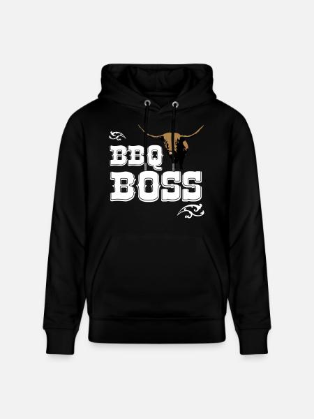 BBQ Boss - Stanley/Stella CRUISER Unisex Organic Hoodie - black