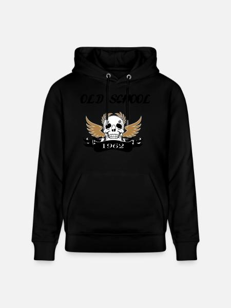 Old school1962 - Stanley/Stella CRUISER Unisex Organic Hoodie - black