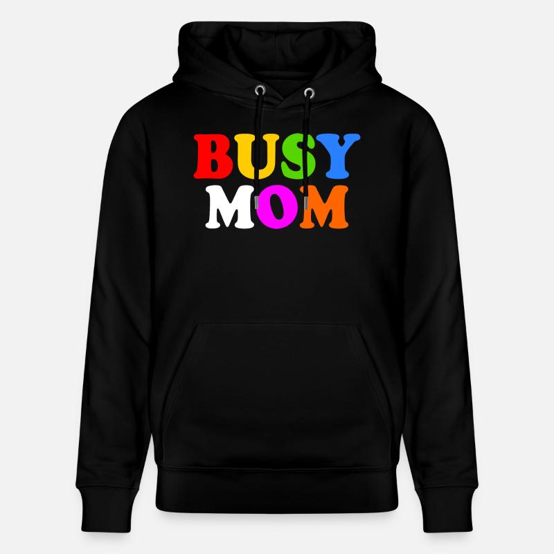Busy mom - Sweat à capuche bio CRUISER Stanley/Stella Unisexe - noir
