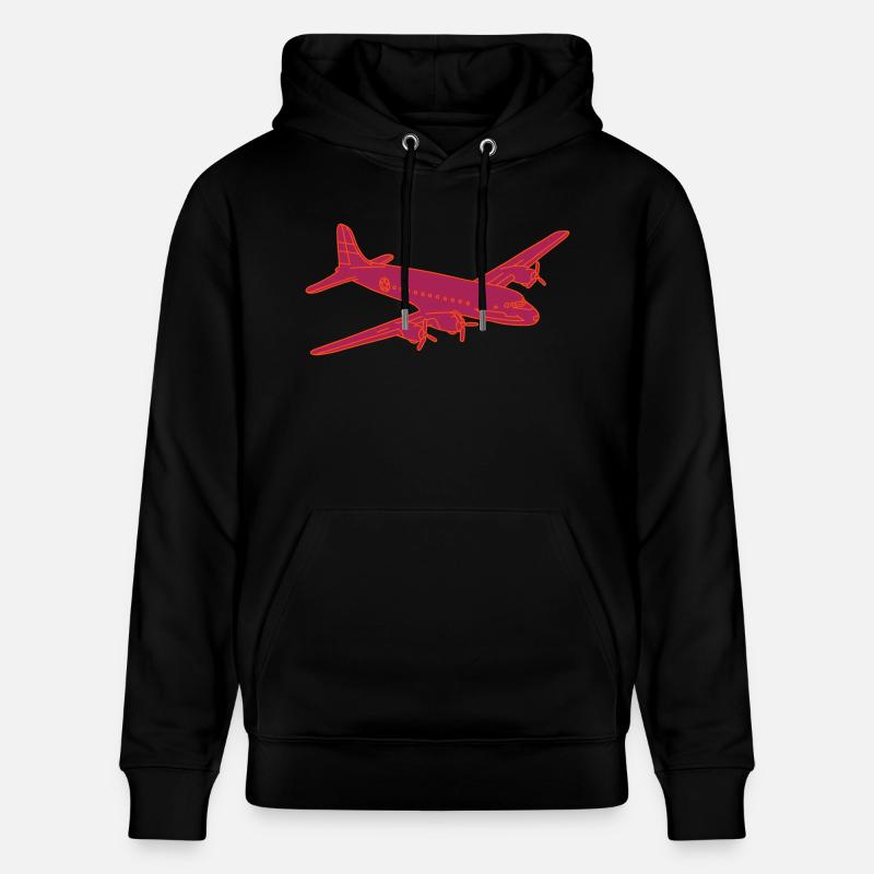 Avion 2 - Sweat à capuche bio CRUISER Stanley/Stella Unisexe - noir