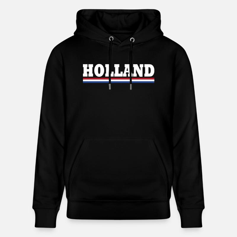 Drapeau de la Hollande - Sweat à capuche bio CRUISER Stanley/Stella Unisexe - noir