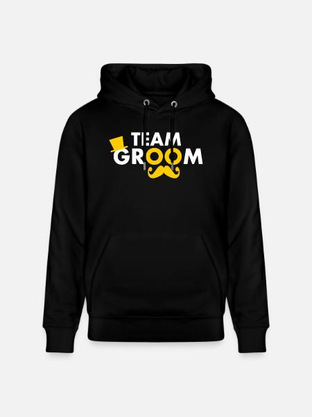 Team groom - Stanley/Stella CRUISER Unisex Organic Hoodie - black