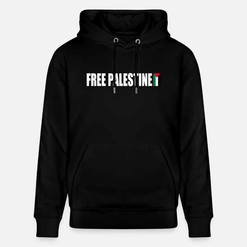 Free palestine - Sweat à capuche bio CRUISER Stanley/Stella Unisexe - noir