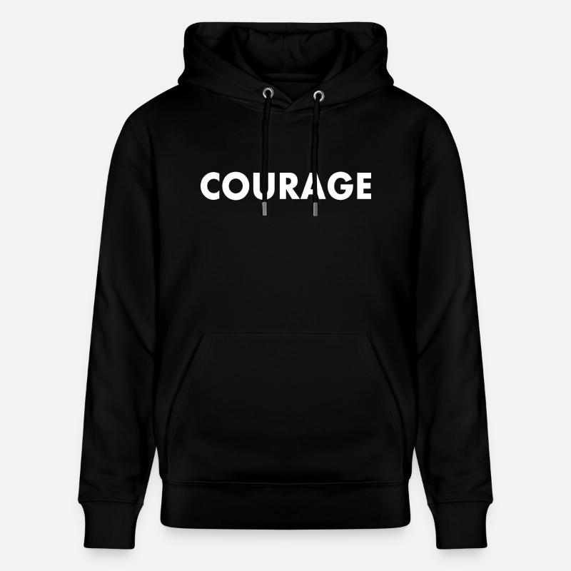 Courage - Sweat à capuche bio CRUISER Stanley/Stella Unisexe - noir