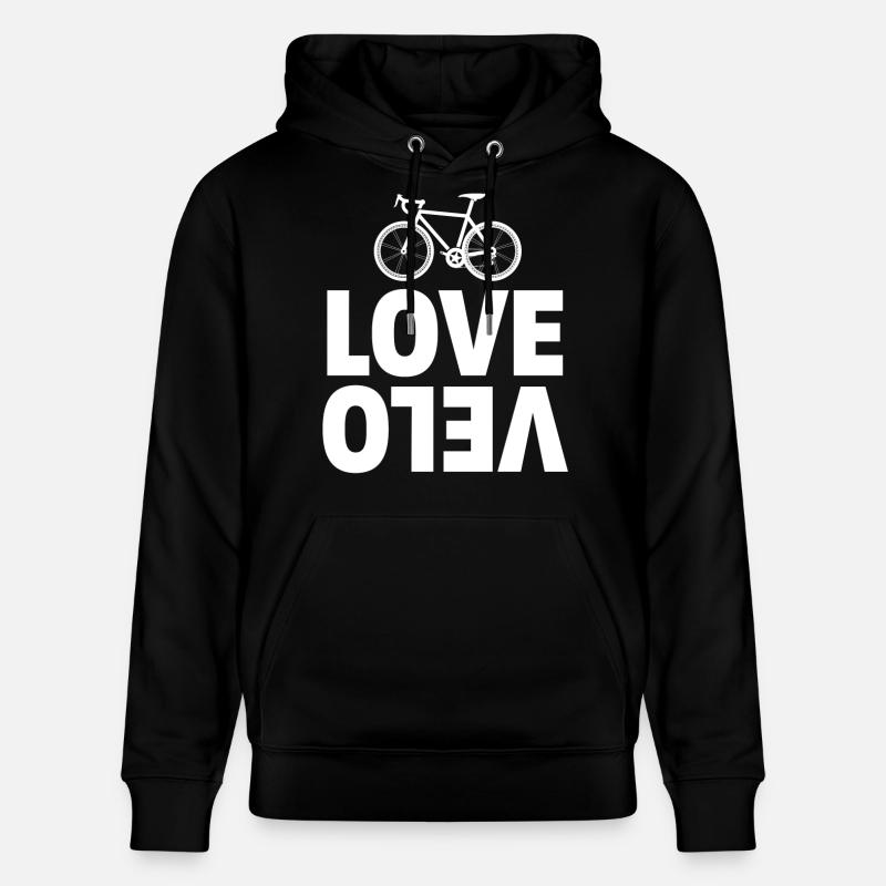 Vélo Amour Vélo - Sweat à capuche bio CRUISER Stanley/Stella Unisexe - noir