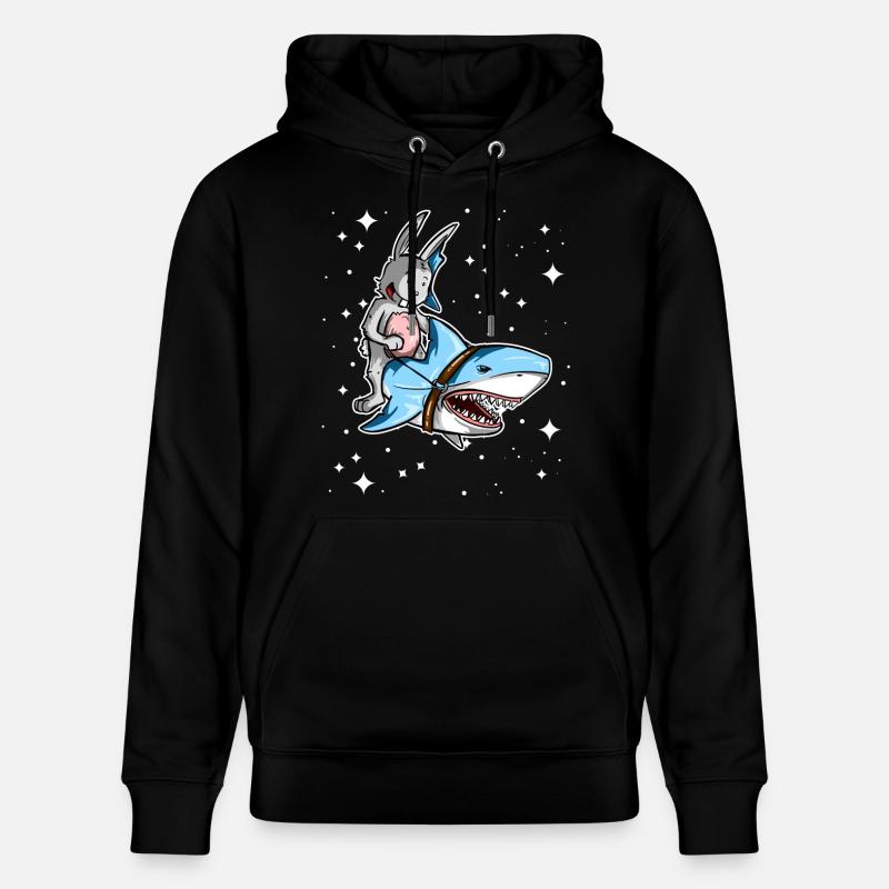 Sur le mobile Shark! - Sweat à capuche bio CRUISER Stanley/Stella Unisexe - noir